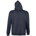 Navy - Back - SOLS Slam Unisex Hooded Sweatshirt - Hoodie