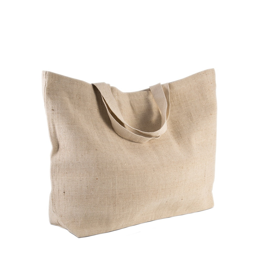 Rustic Natural - Back - Kimood Rustic Juco Shopper Bag