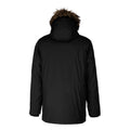 Black - Back - Kariban Adults Unisex Winter Parka Jacket