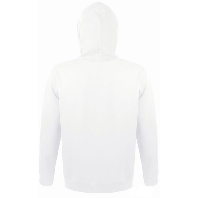 White - Back - SOLS Snake Unisex Hooded Sweatshirt - Hoodie