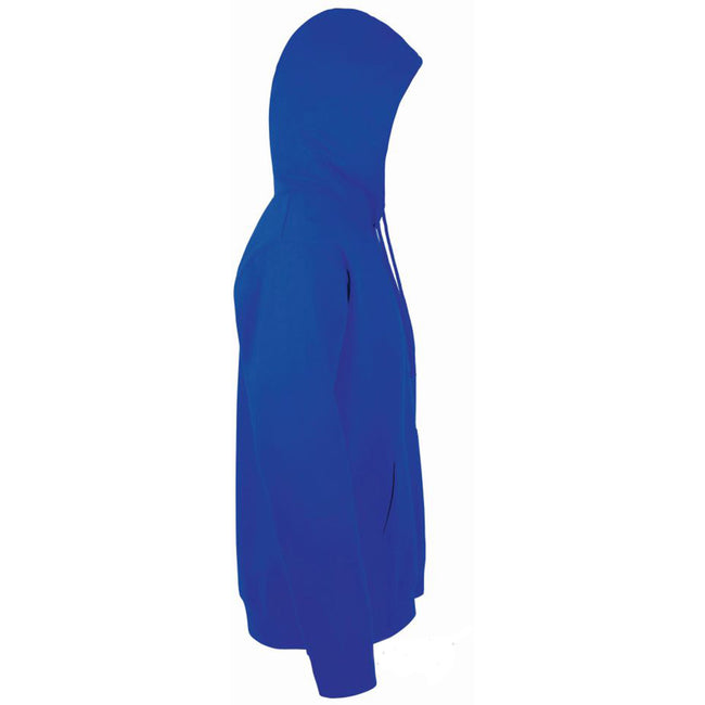 Royal Blue - Side - SOLS Snake Unisex Hooded Sweatshirt - Hoodie