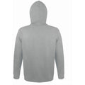 Grey Marl - Back - SOLS Snake Unisex Hooded Sweatshirt - Hoodie