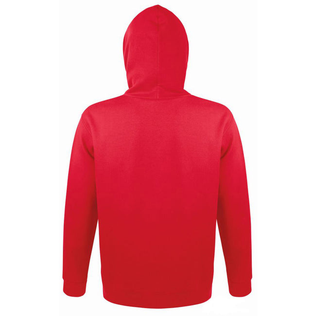 Red - Back - SOLS Snake Unisex Hooded Sweatshirt - Hoodie