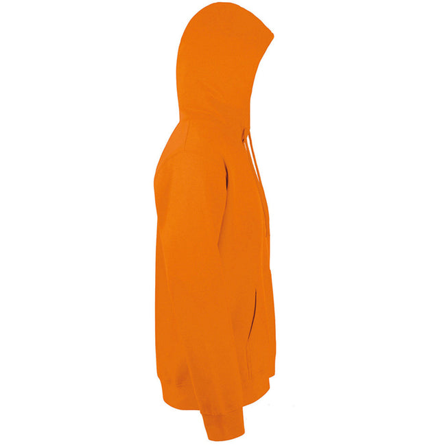 Orange - Side - SOLS Snake Unisex Hooded Sweatshirt - Hoodie