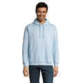 Sky Blue - Back - SOLS Snake Unisex Hooded Sweatshirt - Hoodie