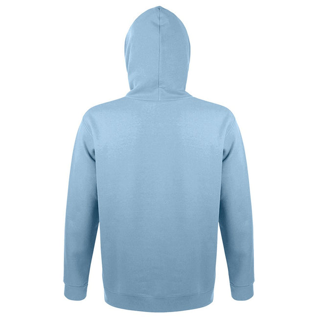 Sky Blue - Side - SOLS Snake Unisex Hooded Sweatshirt - Hoodie
