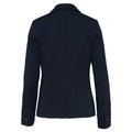 Night Navy Heather - Back - Kariban Womens-Ladies Knitted Blazer