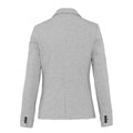 Light Grey Heather - Back - Kariban Womens-Ladies Knitted Blazer