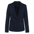 Night Navy Heather - Front - Kariban Womens-Ladies Knitted Blazer