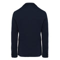 Night Navy Heather - Back - Kariban Mens Knitted Blazer