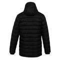 Black - Back - Kariban Mens Lightweight Long Padded Parka Jacket