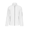 White - Front - Kariban Mens Soft Shell Jacket