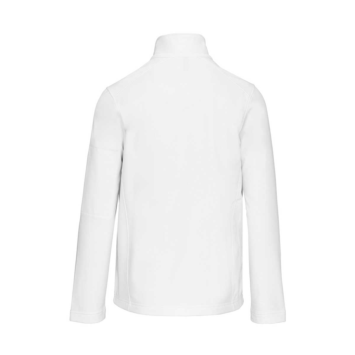 White - Back - Kariban Mens Soft Shell Jacket