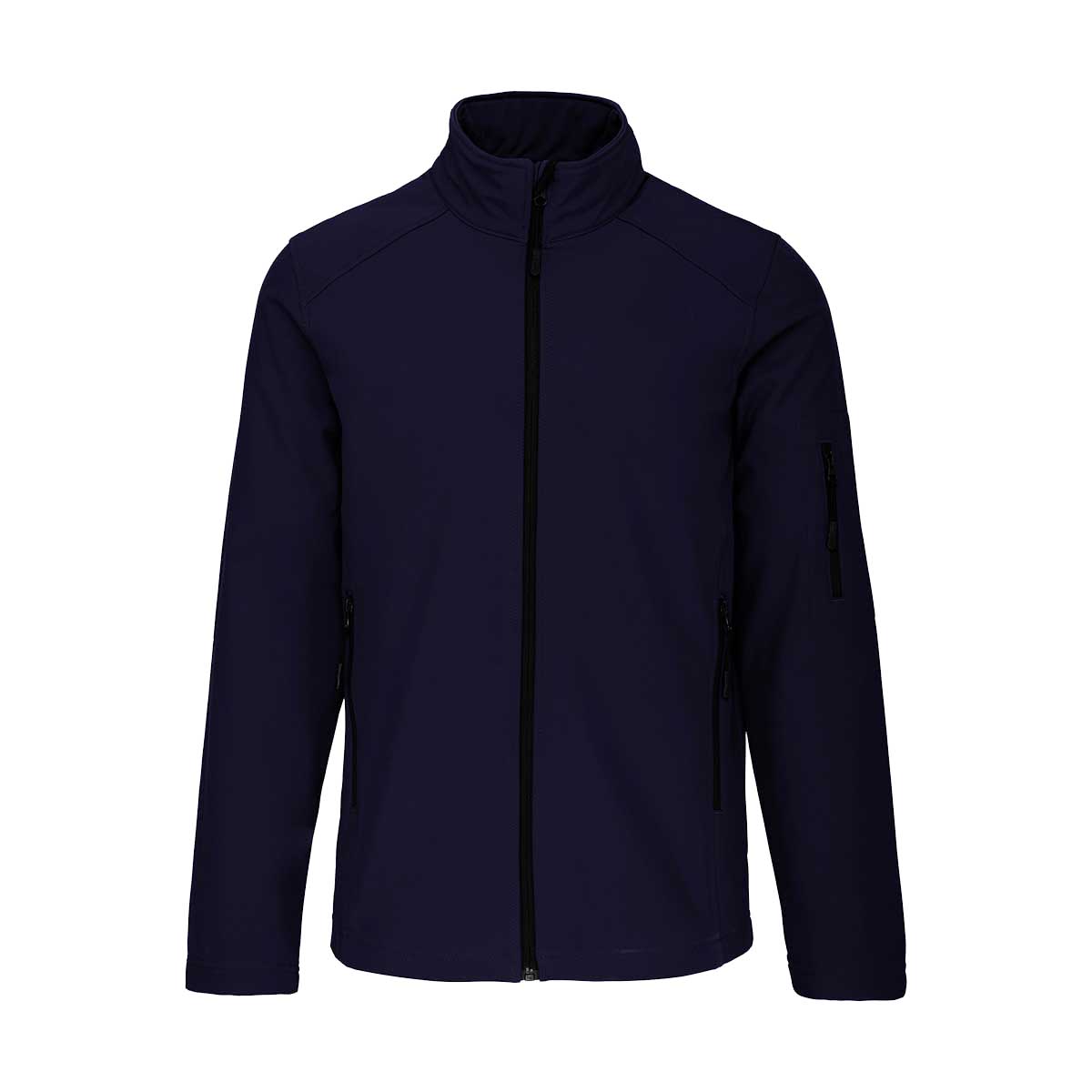 Navy - Front - Kariban Mens Soft Shell Jacket
