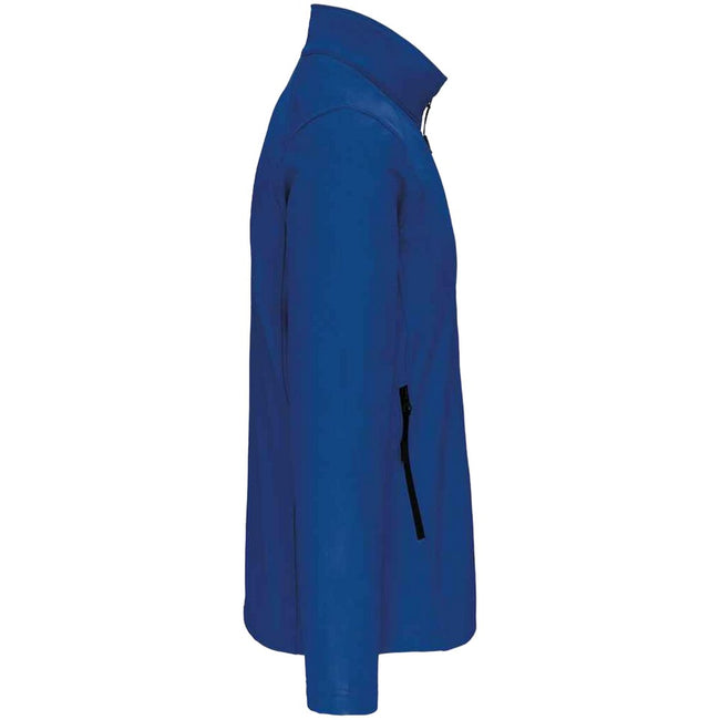 Dark Royal Blue - Side - Kariban Mens Soft Shell Jacket