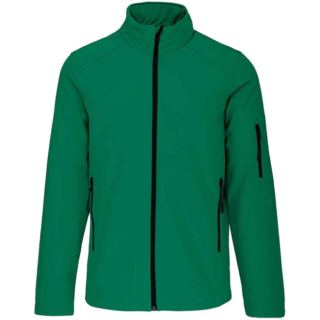 Kelly Green - Front - Kariban Mens Soft Shell Jacket