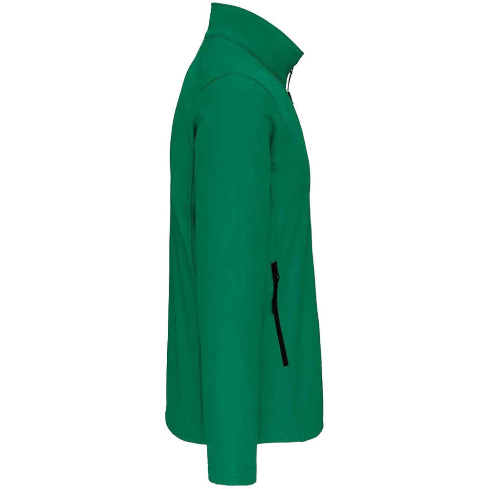 Kelly Green - Side - Kariban Mens Soft Shell Jacket