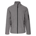 Marl Grey - Front - Kariban Mens Soft Shell Jacket