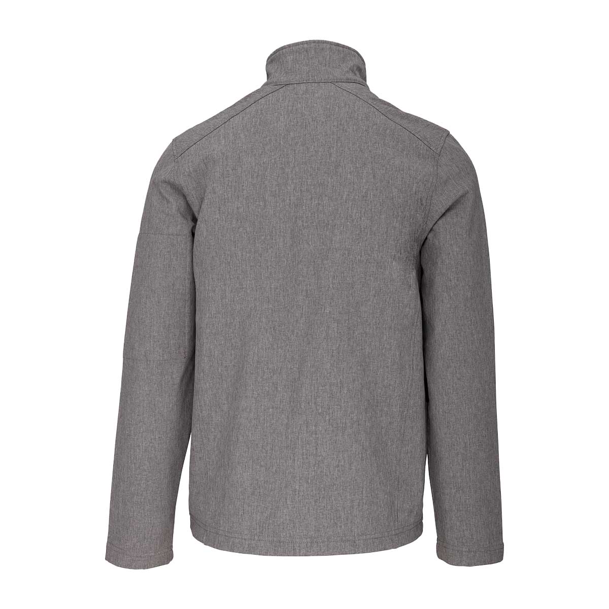 Marl Grey - Back - Kariban Mens Soft Shell Jacket