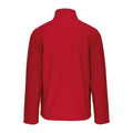 Red - Back - Kariban Mens Soft Shell Jacket