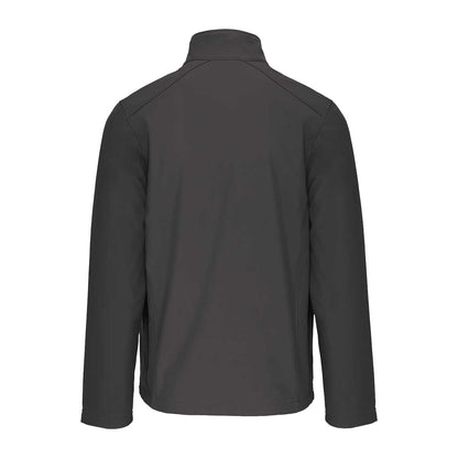 Titanium - Back - Kariban Mens Soft Shell Jacket