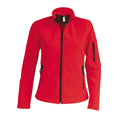 Red - Front - Kariban Womens-Ladies Soft Shell Jacket