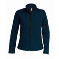 Navy - Front - Kariban Womens-Ladies Soft Shell Jacket