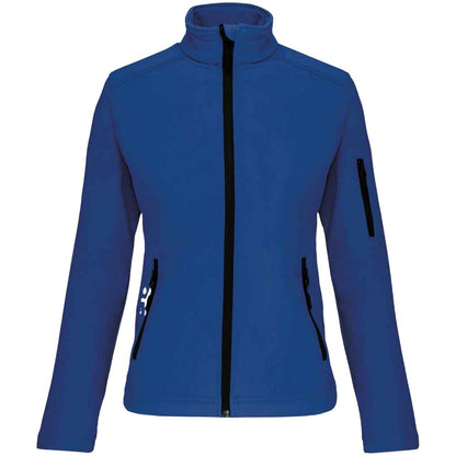 Dark Royal Blue - Front - Kariban Womens-Ladies Soft Shell Jacket