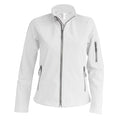 White - Front - Kariban Womens-Ladies Soft Shell Jacket