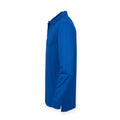 Royal Blue - Side - Henbury Adults Unisex Long Sleeve Coolplus Piqu Polo Shirt