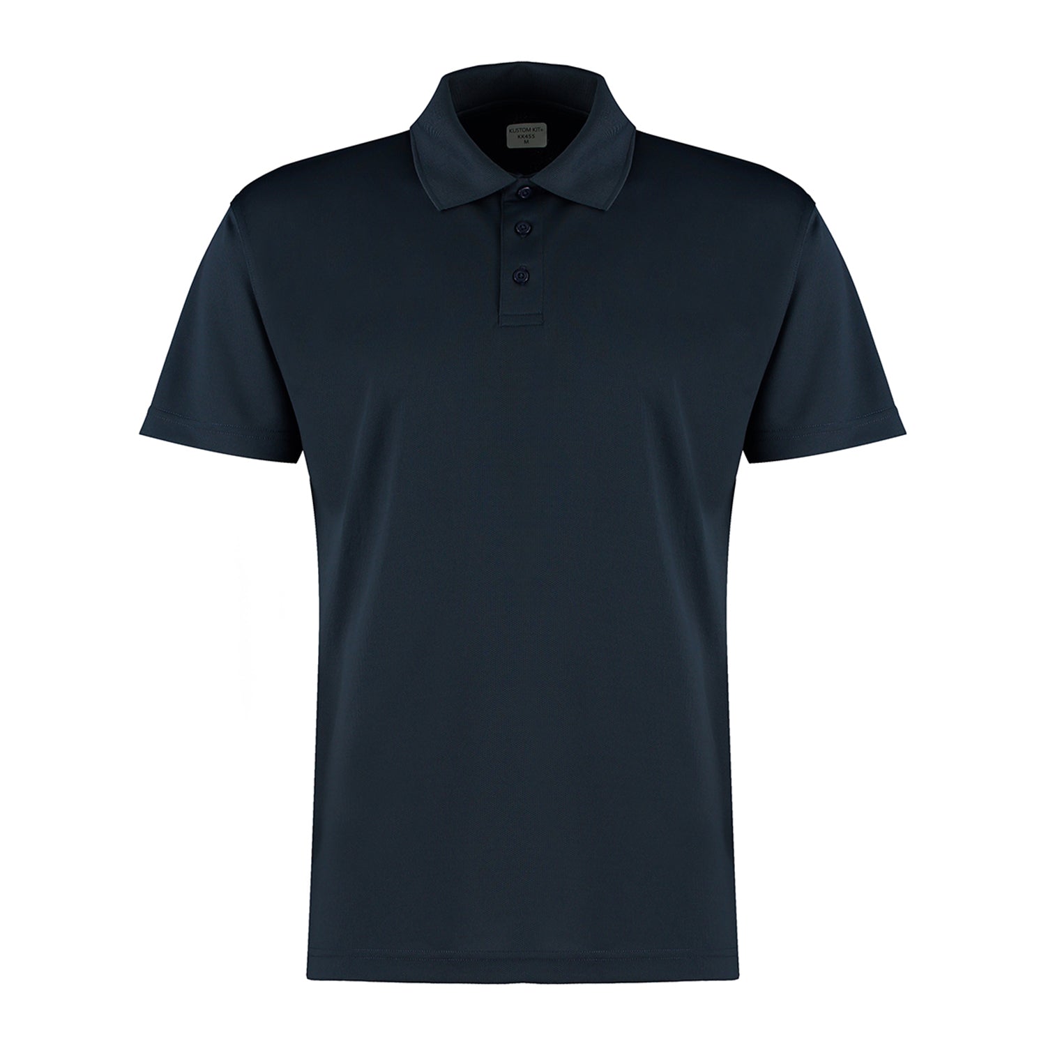 Navy - Front - Kustom Kit Mens Cooltex Plus Micro Mesh Polo Shirt