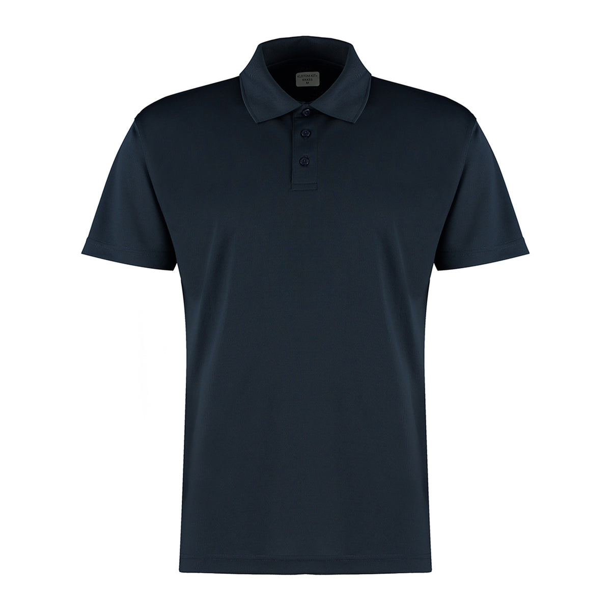 Navy - Front - Kustom Kit Mens Cooltex Plus Micro Mesh Polo Shirt