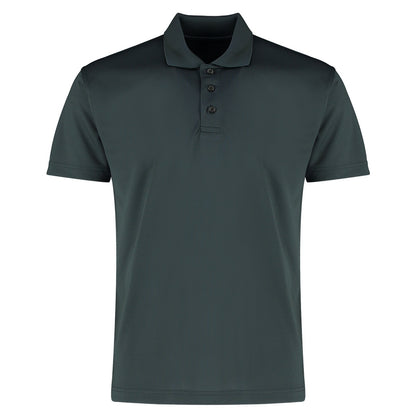 Graphite Grey - Front - Kustom Kit Mens Cooltex Plus Micro Mesh Polo Shirt