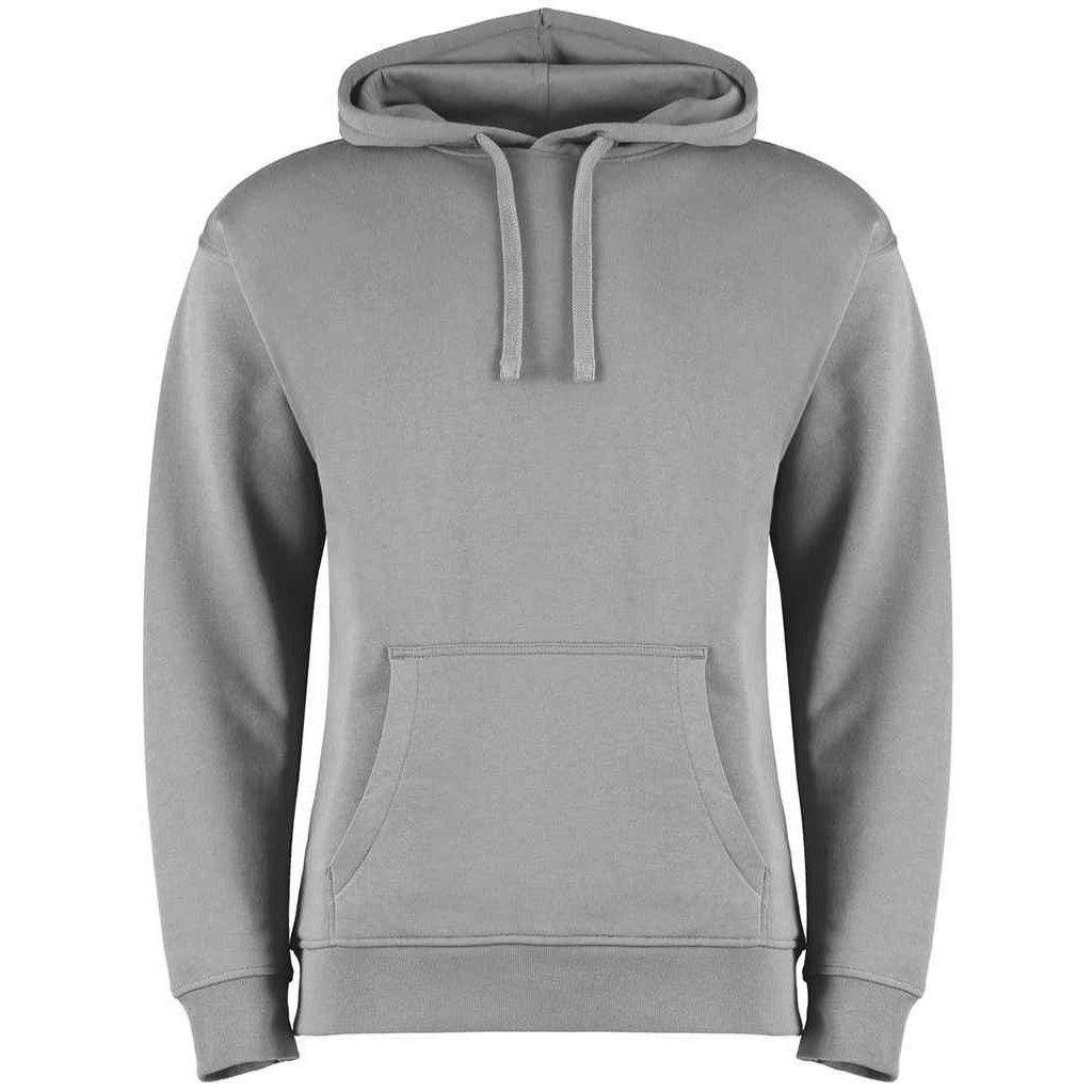 Heather Grey - Front - Kustom Kit Mens Hoodie