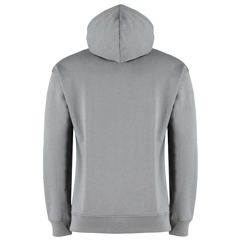 Heather Grey - Back - Kustom Kit Mens Hoodie