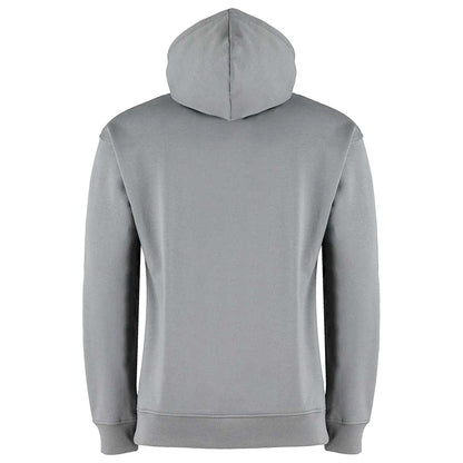 Heather Grey - Back - Kustom Kit Mens Hoodie