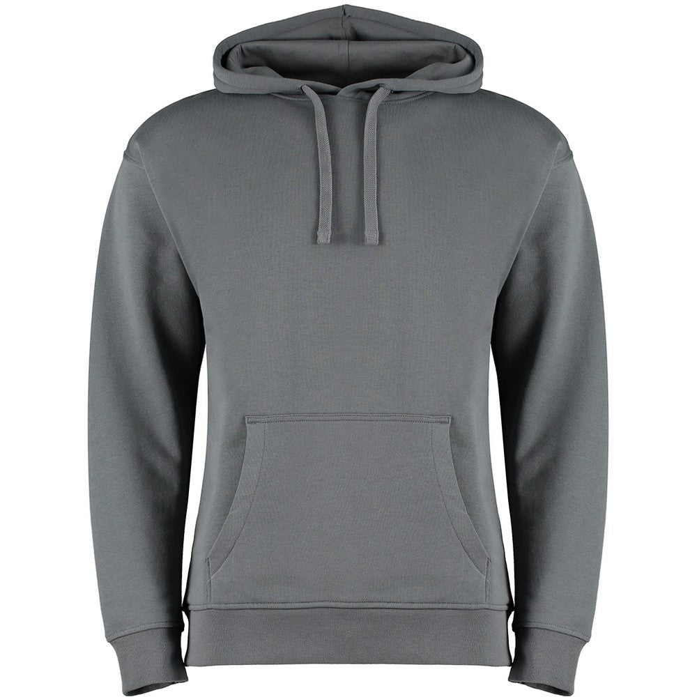 Dark Grey - Front - Kustom Kit Mens Hoodie