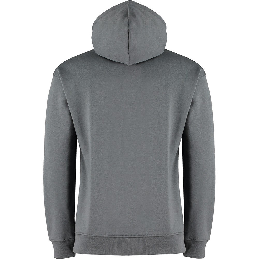 Dark Grey - Back - Kustom Kit Mens Hoodie