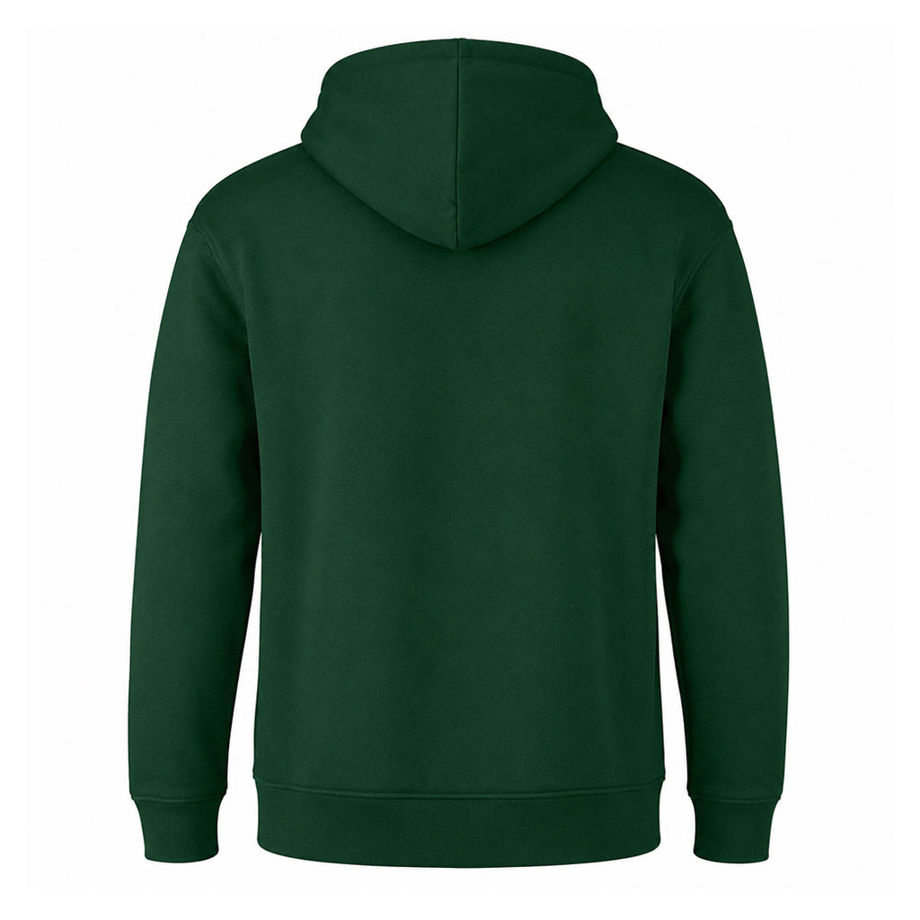 Bottle Green - Back - Kustom Kit Mens Hoodie