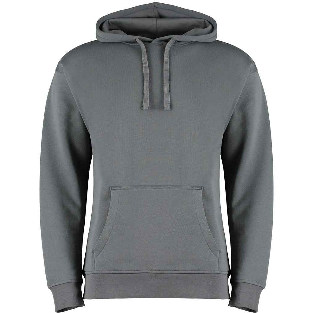 Dark Grey - Side - Kustom Kit Mens Hoodie