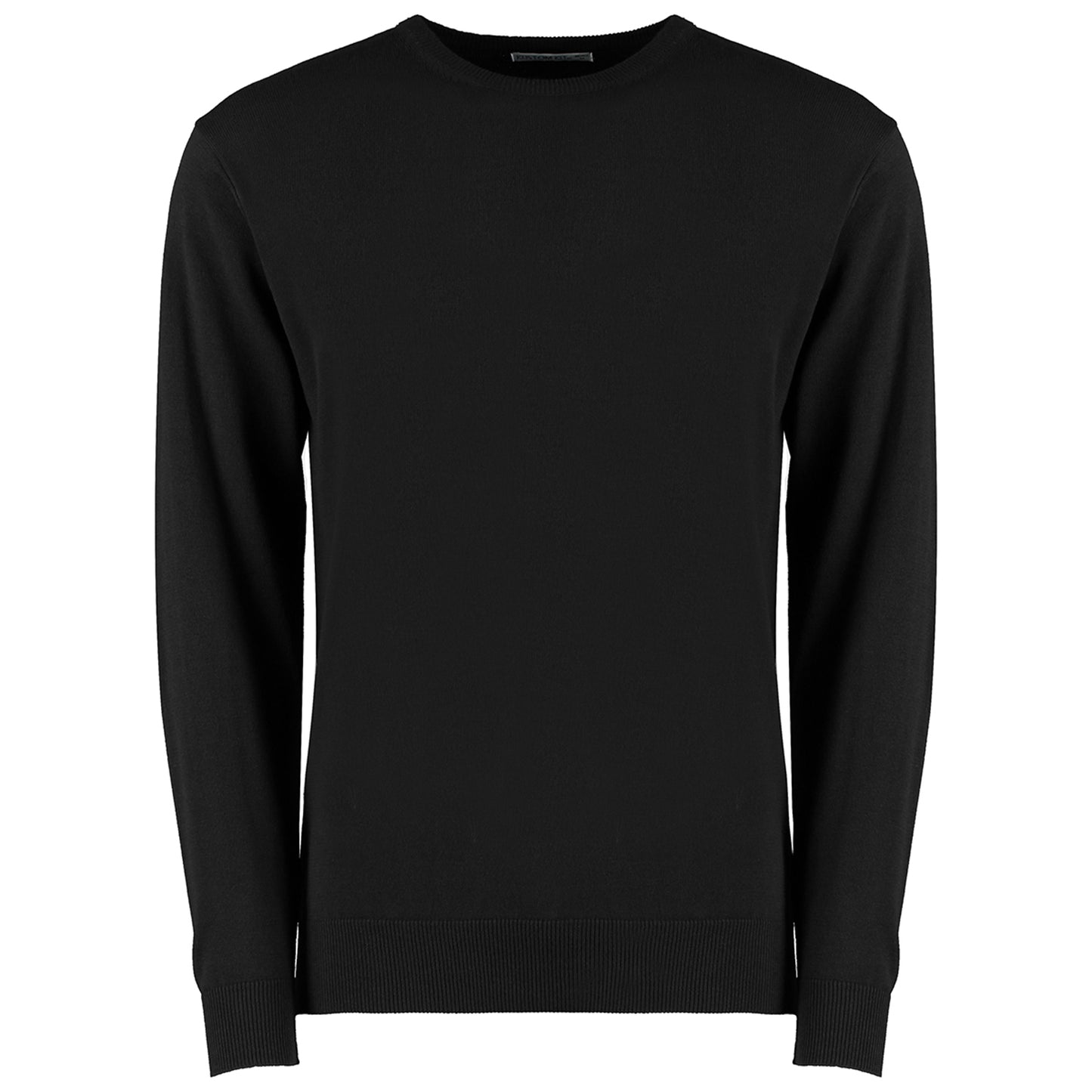 Black - Front - Kustom Kit Mens Arundel Crew Neck Sweater
