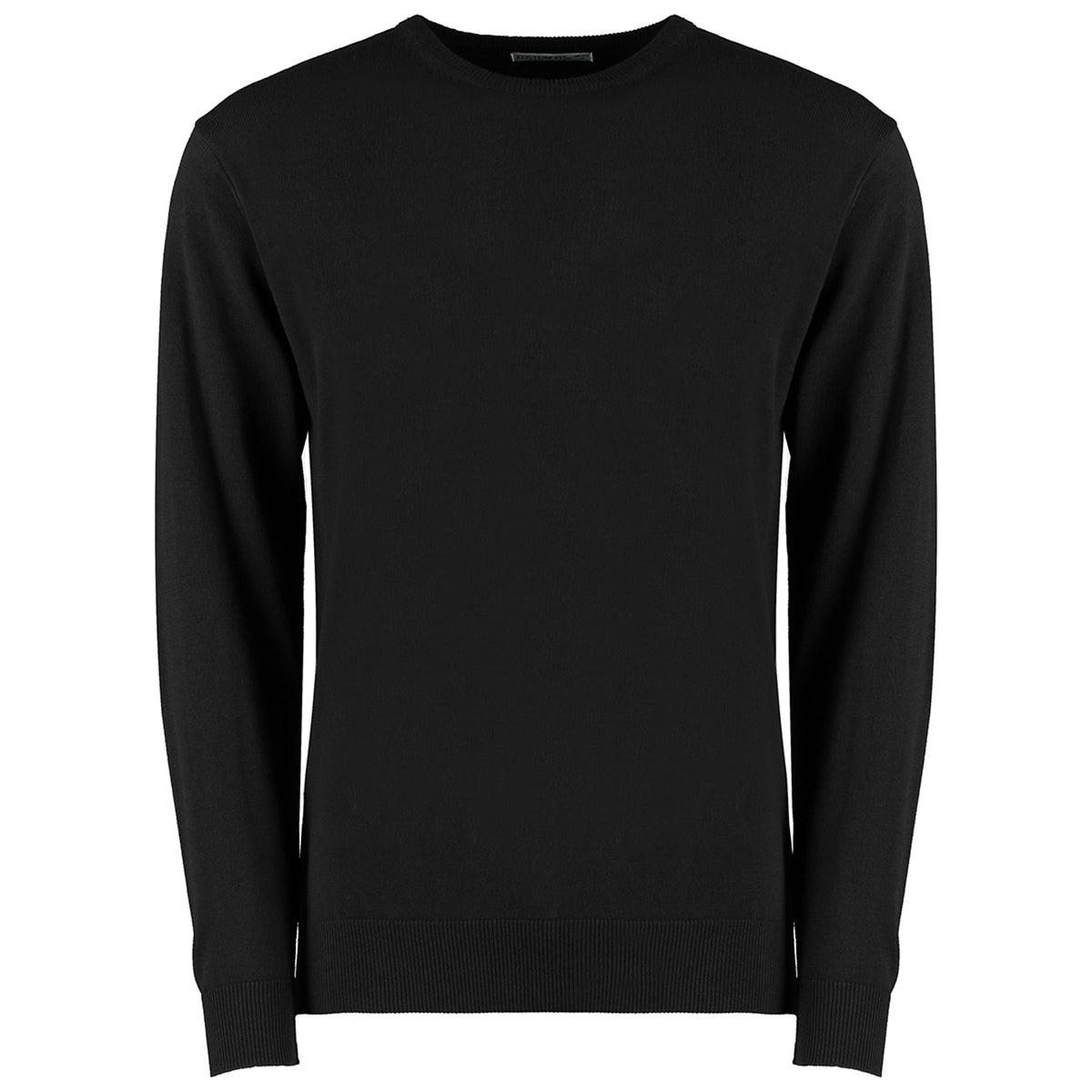 Black - Front - Kustom Kit Mens Arundel Crew Neck Sweater