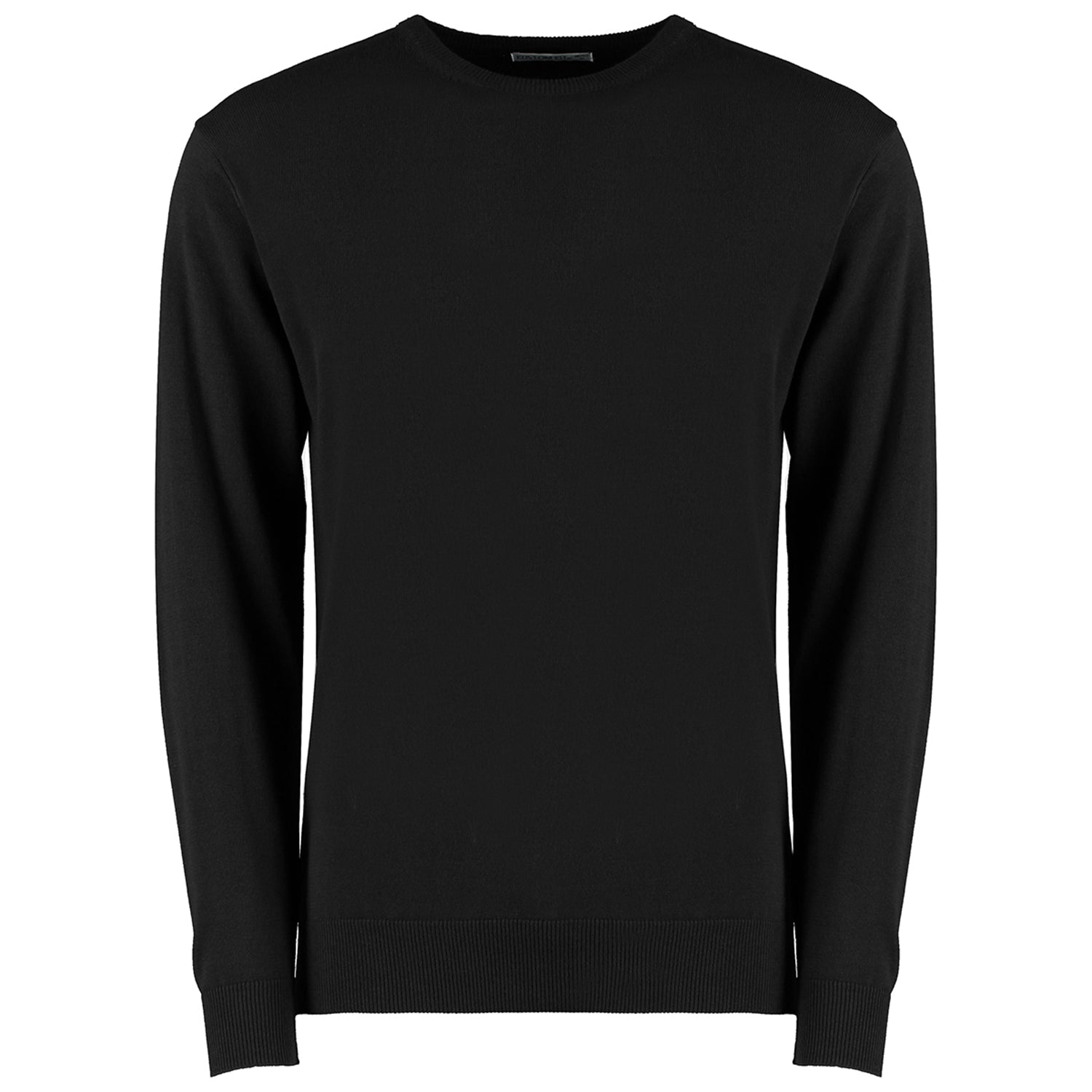 Black - Front - Kustom Kit Mens Arundel Crew Neck Sweater