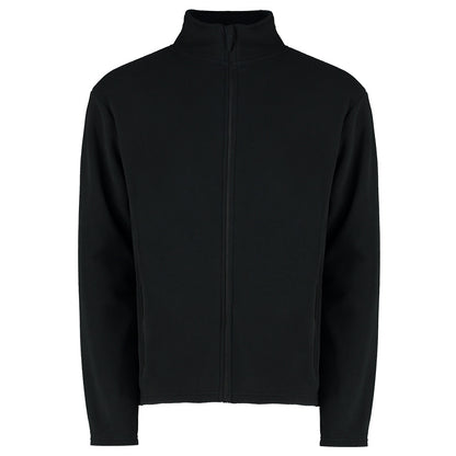 Black - Front - Kustom Kit Adults Unisex Corporate Micro Fleece Jacket