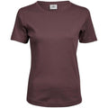 Grape - Front - Tee Jays Womens-Ladies Interlock T-Shirt