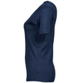 Navy - Side - Tee Jays Womens-Ladies Interlock T-Shirt