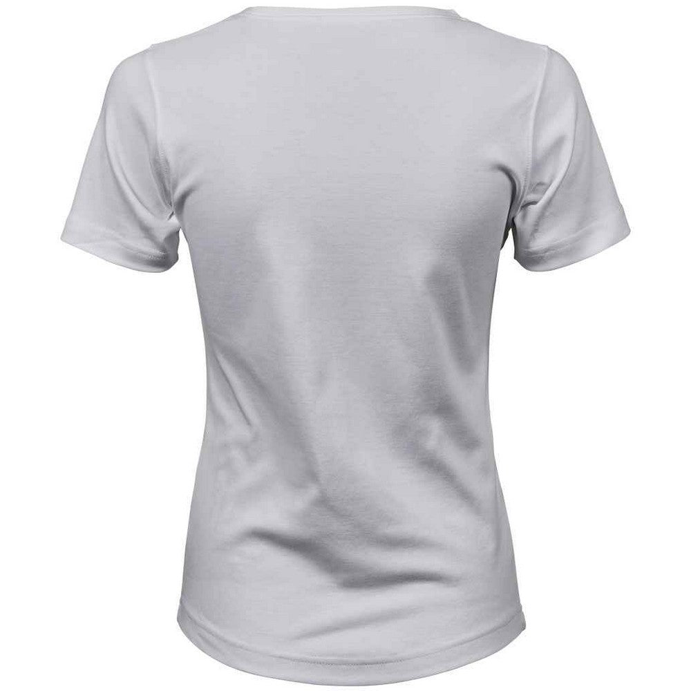 White - Back - Tee Jays Womens-Ladies Interlock T-Shirt