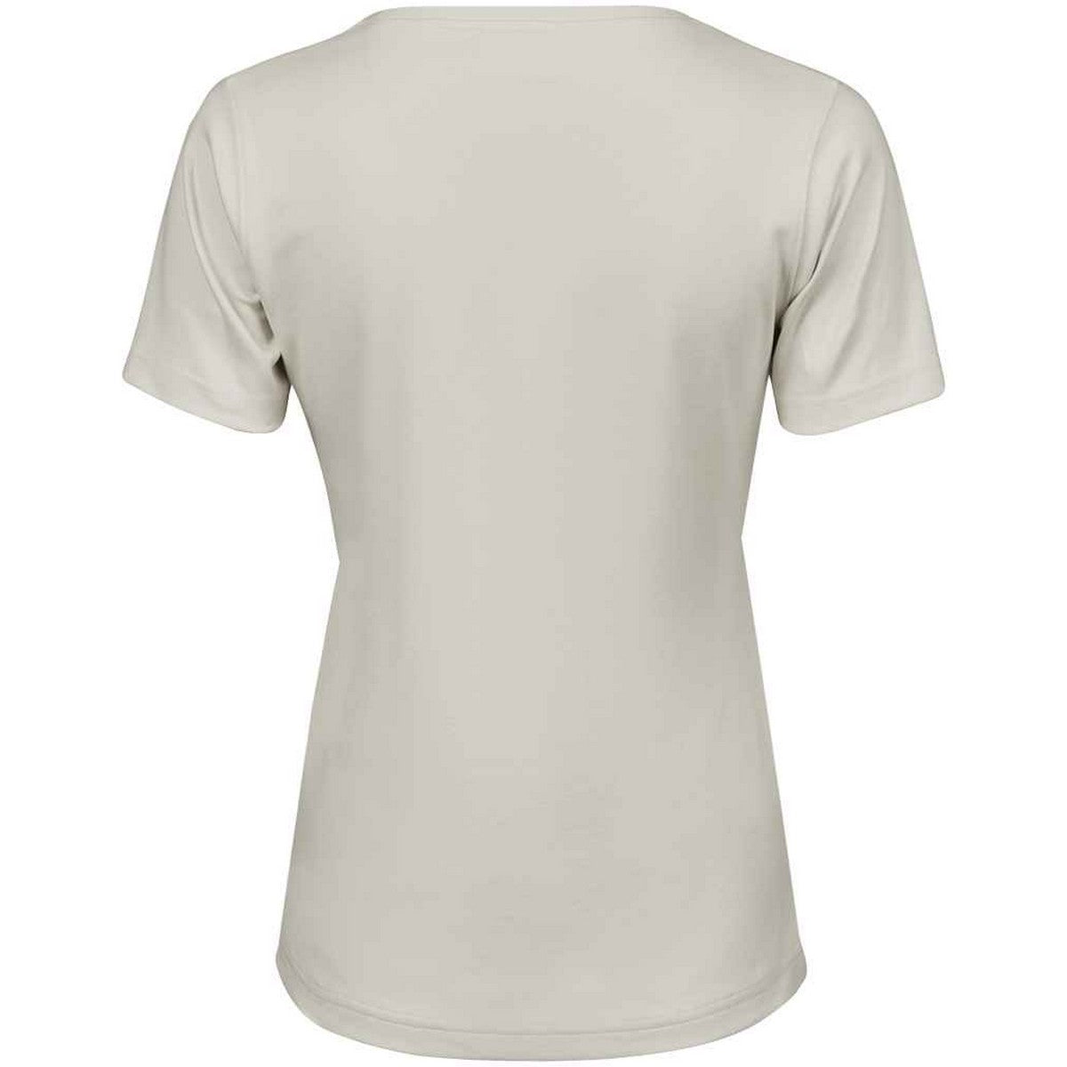 Cement - Back - Tee Jays Womens-Ladies Interlock T-Shirt