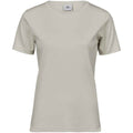 Cement - Front - Tee Jays Womens-Ladies Interlock T-Shirt