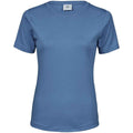 Ocean Blue - Front - Tee Jays Womens-Ladies Interlock T-Shirt